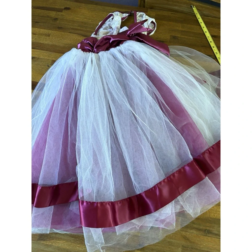 Weissman Costumes Dance Girls Ballet Tutu‎ Dress Size LC Ballerina Pink Magenta
